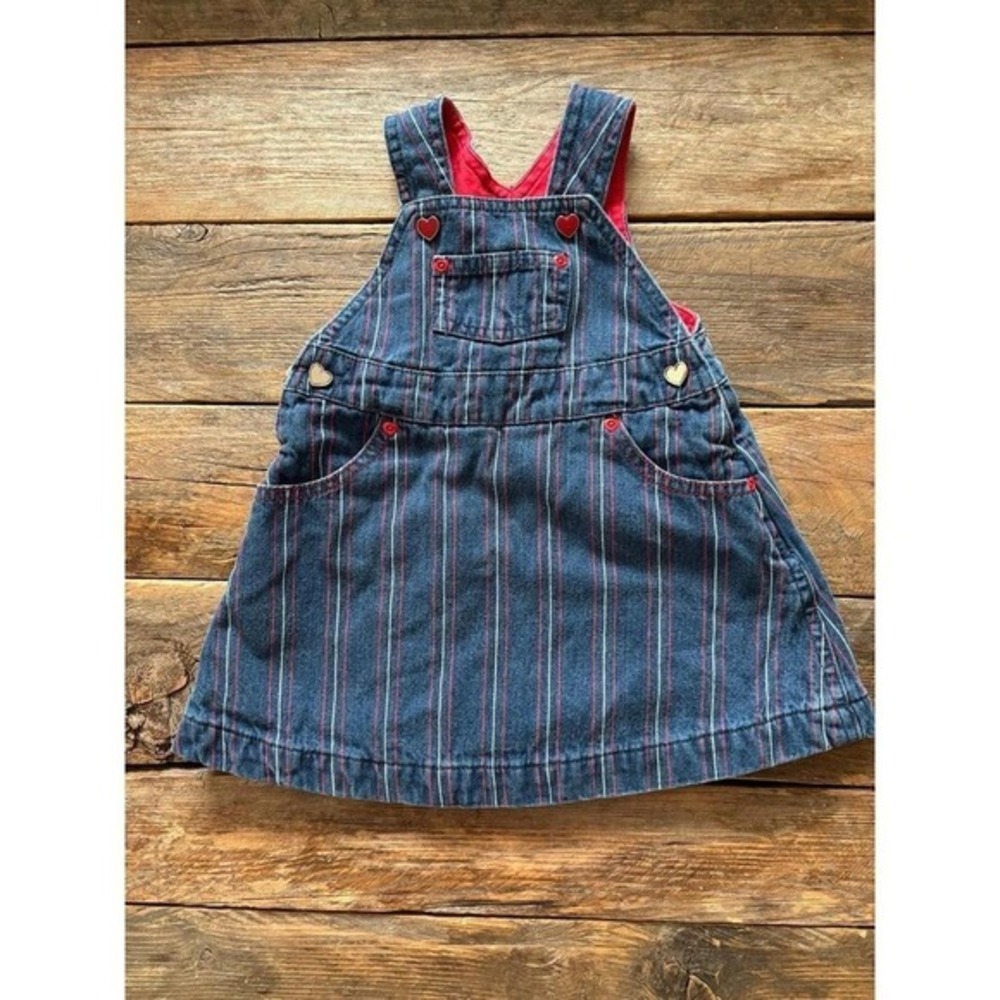 Vintage baby gap denim jumpers dress